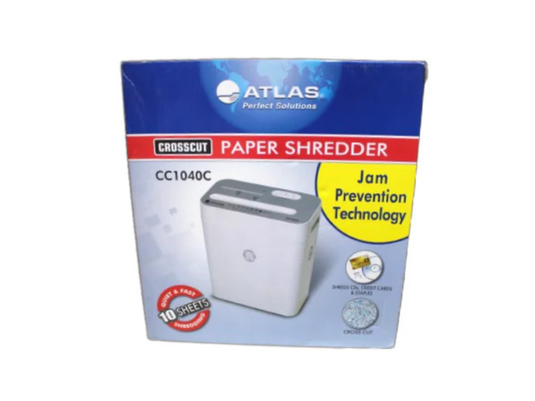 Buy Atlas AS-S2-CC1040C Cross Cut Shredder – Qatar Buy Atlas AS-S2-CC1040C Cross Cut Shredder – Qatar